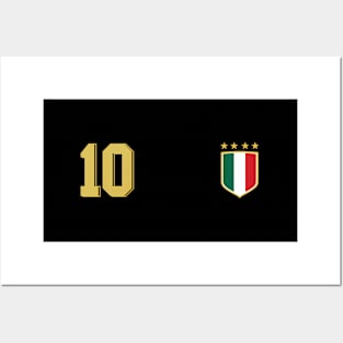 Italy Soccer Jersey Italia Football Posters and Art